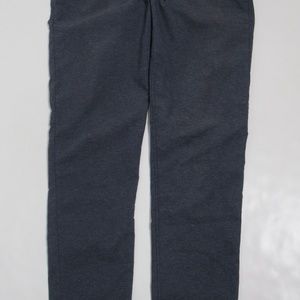 Lululemon Men's ABC Pant Slim *Tech Canvas 33" Heathered Deep Navy Size 34